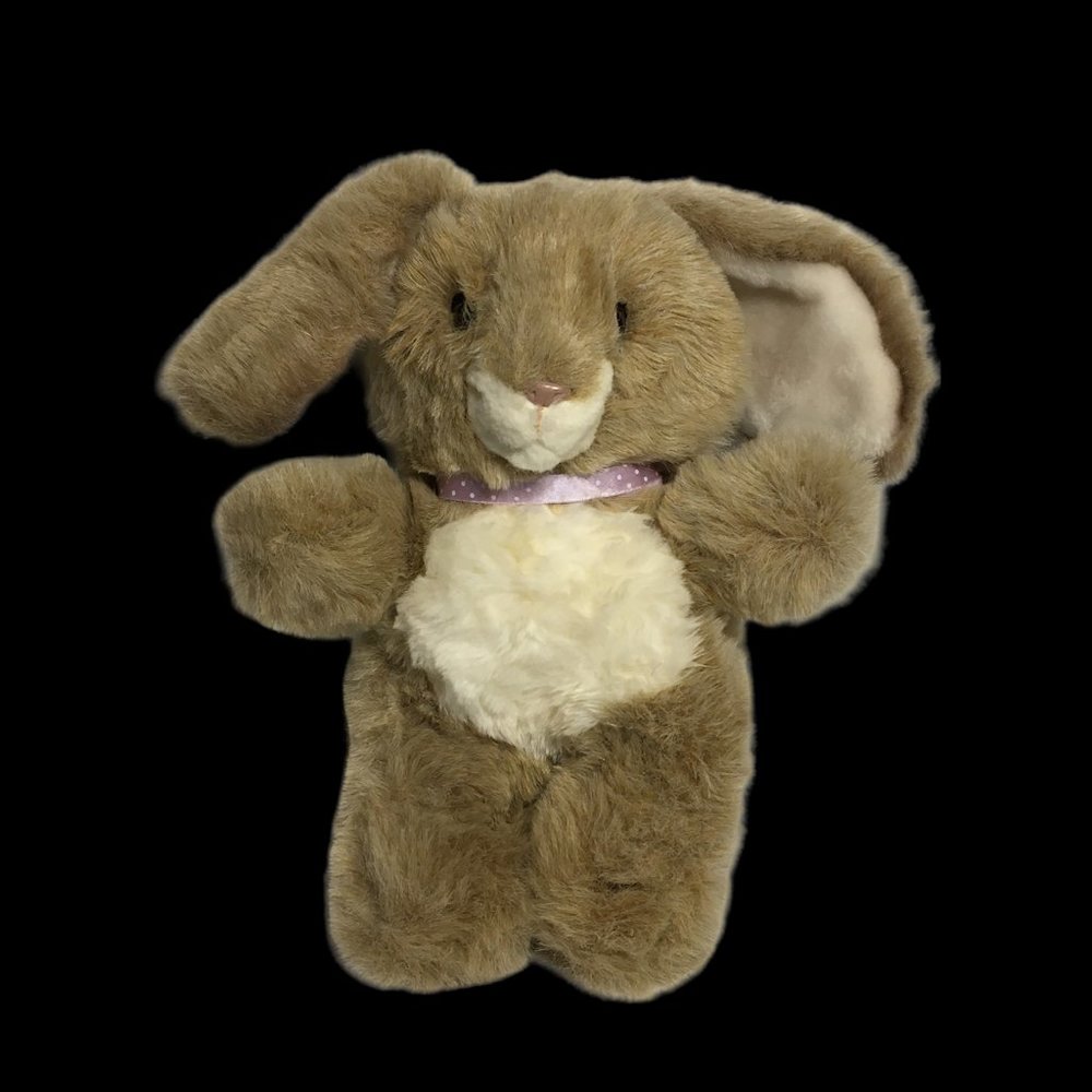 Vintage 1984 Graphics International Bunny Rabbit Plush Stuffed Animal Easter 12"